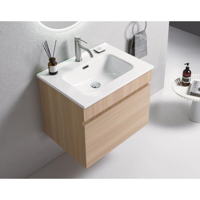 Toaletni ormarić UNILINE LUMA 600BRW sa lavaboom, soft close fioka (UL600BRW) Ormarići sa lavaboom Uni Line Madras doo Beograd