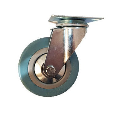 Točak gumeni sivi (okretan na pločici) 50 - POLJOBIT pbit POLJOBIT Madras doo Beograd