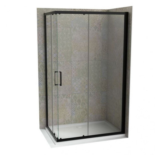 Tuš kabina ATLAS PRO 100x90cm staklo 6mm mat crna Tuš kabine Copen Madras doo Beograd