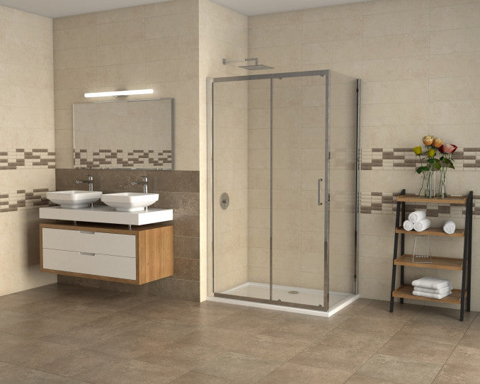 Tuš kabina CONCEPT ATLAS 120x80x195cm staklo 6mm providno (C-02-4120/4080) Tuš kabine Concept C-02-4120/4080 Madras doo Beograd