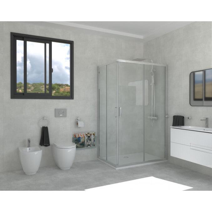 Tuš kabina CONCEPT PROJECT 1400x800x1950 staklo 6mm providno (C-02-12140/12080) Tuš kabine Concept Madras doo Beograd
