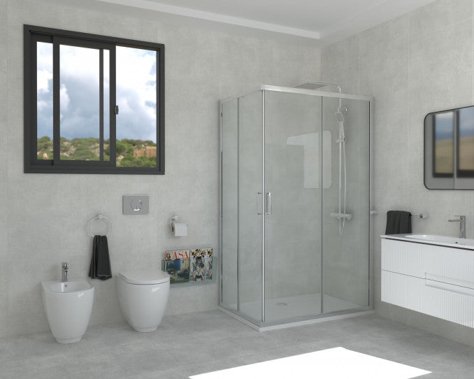 Tuš kabina CONCEPT PROJECT 1600x800x1950 staklo 6mm providno (C-02-12160/12080) Tuš kabine Concept Madras doo Beograd