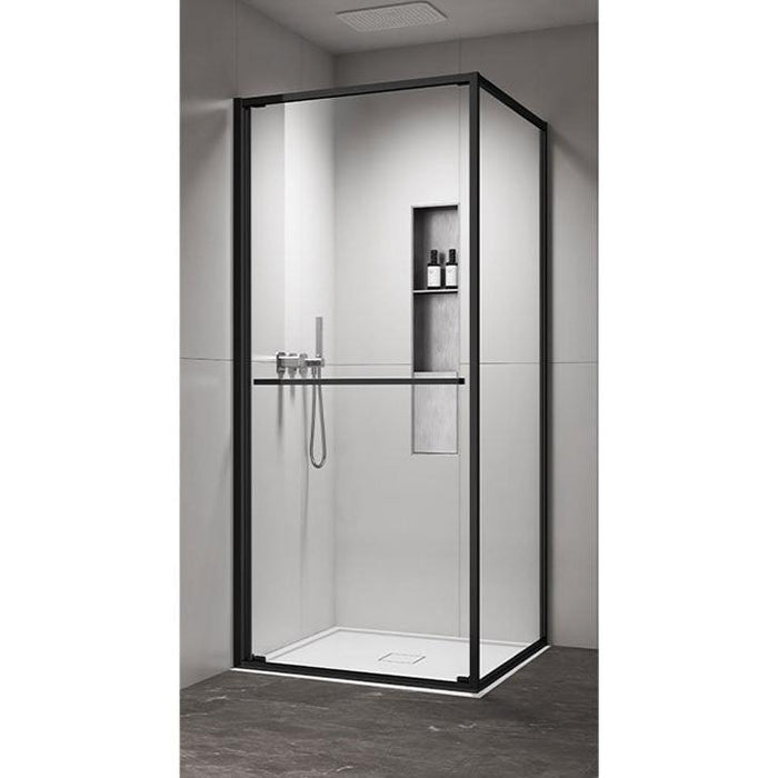 Tuš kabina COPEN ATLAS PRO 1V 800x800x2000 mat crna. staklo 6mm providno Tuš kabine Copen Madras doo Beograd