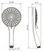 Tuš ručica COPEN 3F 120mm (C-05-5251) Tuš ručice Copen Madras doo Beograd