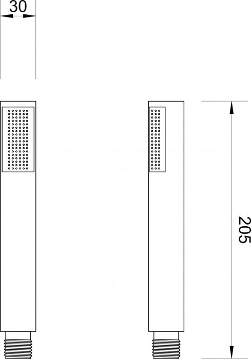 Tuš ručica MINOTTI 2800 (DF2800) Tuš ručice Minotti DF2800 Madras doo Beograd