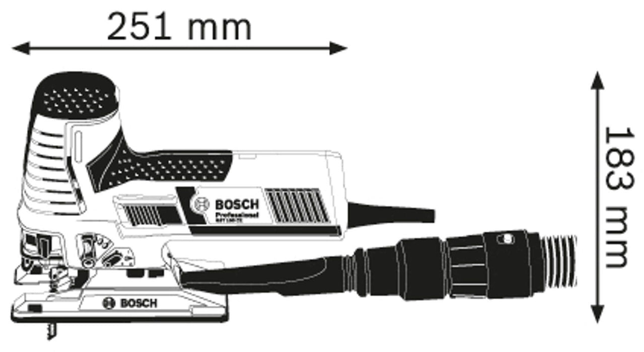 Ubodna testera Bosch GST 160 CE; L-Boxx (0601517000) Ubodna testera BOSCH BOSCH-0601517000 Madras doo Beograd