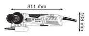 Ugaona brusilica mala Bosch GWX 17-125 S; 1.700W; X-LOCK; 125mm (06017C4002) Mala ugaona brusilica X Lock BOSCH BOSCH-06017C4002 Madras doo Beograd