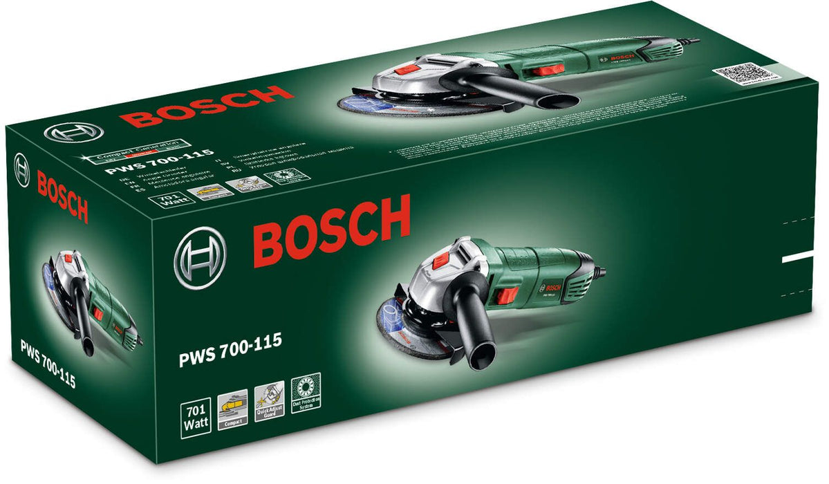 Ugaona brusilica mala Bosch PWS 700-115; 700W; 115mm (06033A240A) Mala ugaona brusilica BOSCH BOSCH-06033A240A Madras doo Beograd