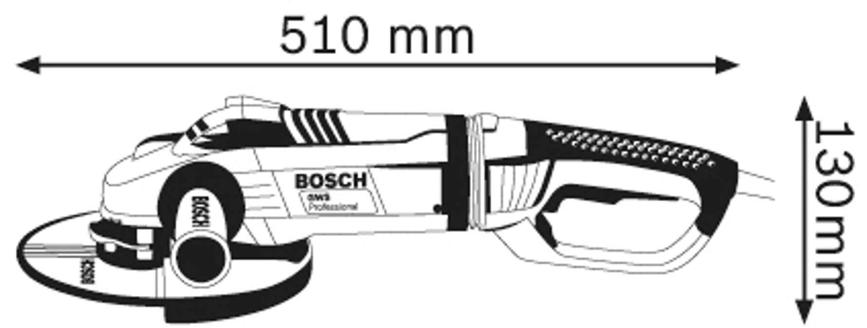 Ugaona brusilica velika Bosch GWS 24-180 LVI; 2400W; 180mm (0601892F00) Velika ugaona brusilica BOSCH BOSCH-0601892F00 Madras doo Beograd