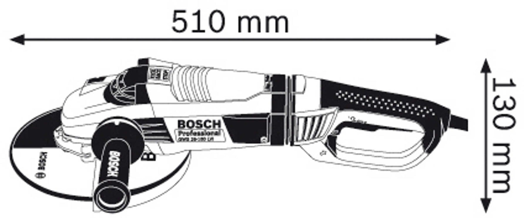 Ugaona brusilica velika Bosch GWS 26-180 LVI; 2600W; 180mm (0601894F04) Velika ugaona brusilica BOSCH BOSCH-0601894F04 Madras doo Beograd