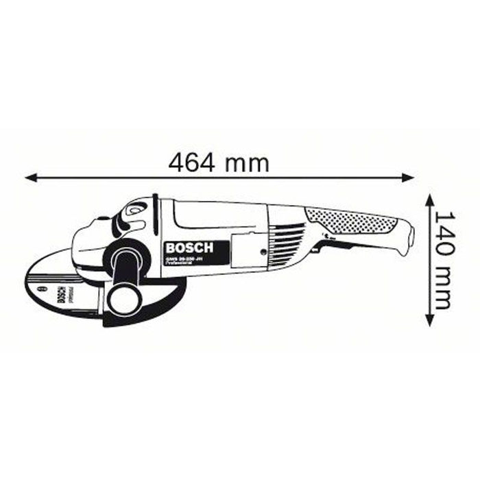 Ugaona brusilica velika Bosch GWS 26-230 JH; 2600W; 230mm (0601856M00) Velika ugaona brusilica BOSCH BOSCH-0601856M00 Madras doo Beograd