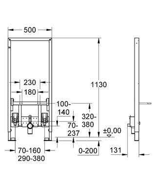 UGRADNA KONZOLA ZA BIDE RAPID SL – GROHE 38553001 Konzolni bidei Grohe 0113703020 Madras doo Beograd