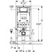 Ugradni vodokotlić Geberit DUOFIX SIGMA H112 (GB111.311.00.5) Ugradni vodokotlići Geberit GB111.311.00.5 Madras doo Beograd