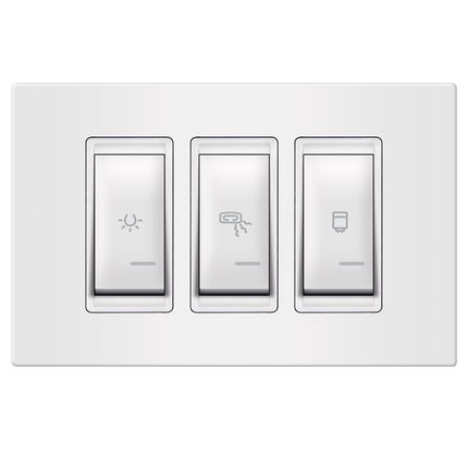 UNIVERZALNI kupatilski indikator, horizontalni 3x16AX 250V~ – ALING CONEL 72310.00 Indikator univerzalni Aling Conel Madras doo Beograd