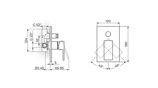 UZIDNA BATERIJA KVADRO TELO TOPLO HLADNO + MASKA ROSAN JQ31901 Ugradne baterije Rosan Madras doo Beograd