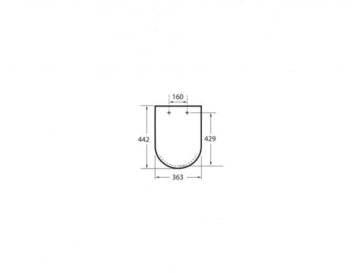 WC daska Roca DEBBA softclose (RO8019D2004) WC daske Roca Madras doo Beograd