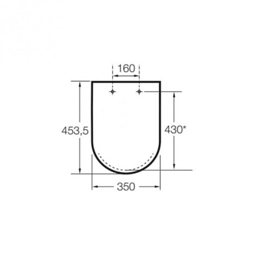 WC daska ROCA GAP softclose slim (RO801472003) WC daske Roca Madras doo Beograd