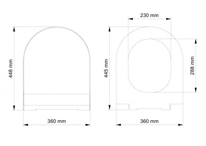 WC daska VISAM ACELYA duroplast bela softclose slim (512-001) WC daske Visam 512-001 Madras doo Beograd