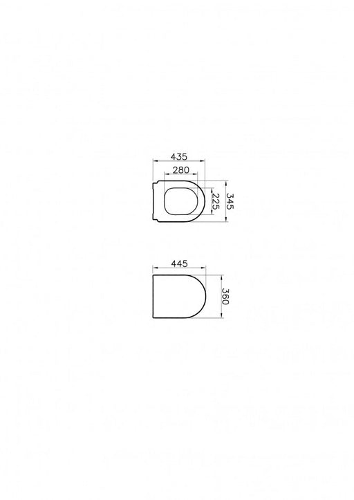 WC daska VITRA INTEGRA duroplast (108-003-001) WC daske Vitra 108-003-001 Madras doo Beograd