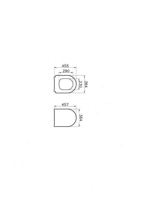 WC daska VITRA INTEGRA slim soft close duroplast (110-003-019) WC daske Vitra 110-003-019 Madras doo Beograd