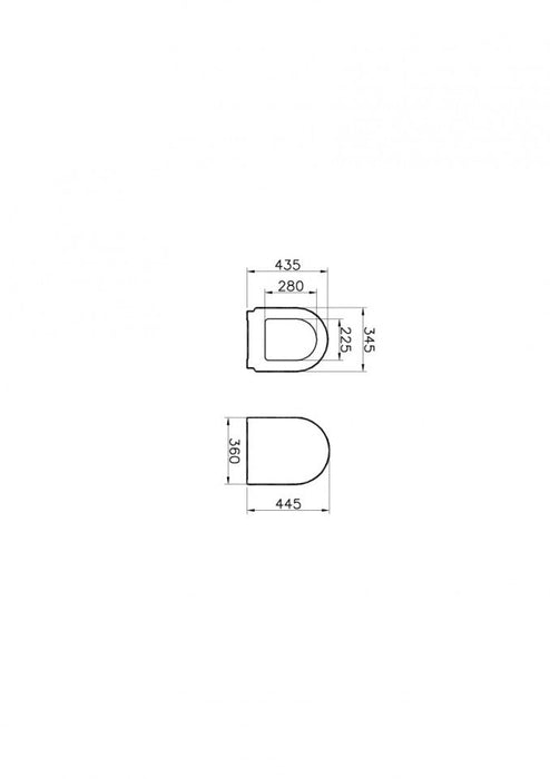 WC daska VITRA S50 duroplast (72-003-301) WC daske Vitra 72-003-301 Madras doo Beograd