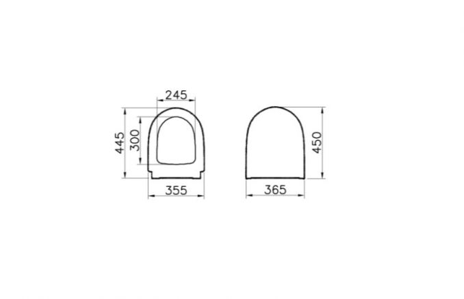 WC daska VITRA SENTO soft close (86-003-009) WC daske Vitra 86-003-009 Madras doo Beograd