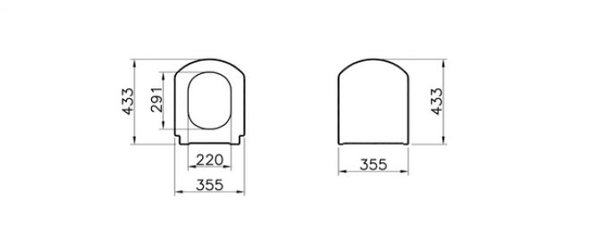 WC daska VITRA VALARTE soft close (124-003-009) WC daske Vitra 124-003-009 Madras doo Beograd