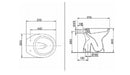 Wc šolja IDEAL STANDARD VASO simplon (J509401) WC šolje Ideal standard J509401 Madras doo Beograd