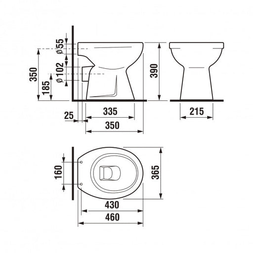 Wc šolja JIKA PRO baltik (8227460000001) WC šolje Jika 8227460000001 Madras doo Beograd